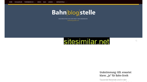 bahnblogstelle.net alternative sites