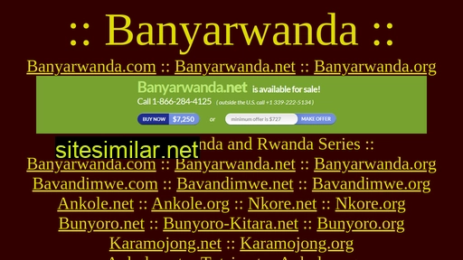 Banyarwanda similar sites