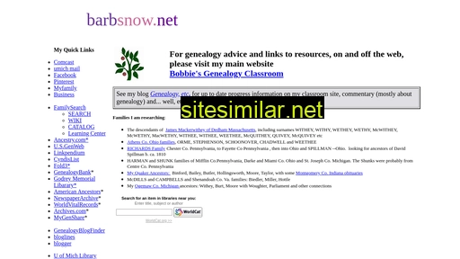 barbsnow.net alternative sites