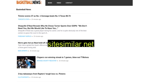 Basketballnews similar sites