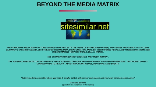 beyondthemediamatrix.net alternative sites
