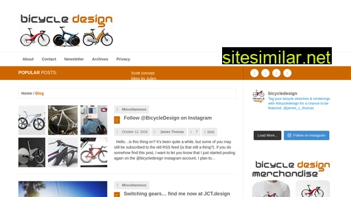 bicycledesign.net alternative sites