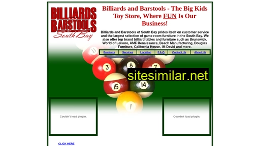 billiardsandbarstools.net alternative sites