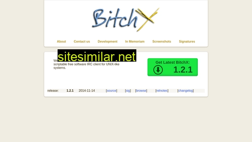 bitchx.sourceforge.net alternative sites