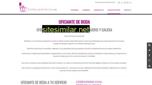 bodasyceremonias.net alternative sites