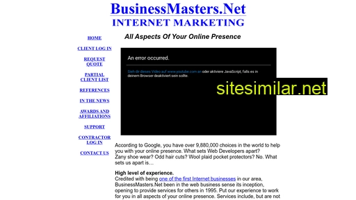 businessmasters.net alternative sites