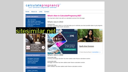 calculatepregnancy.net alternative sites