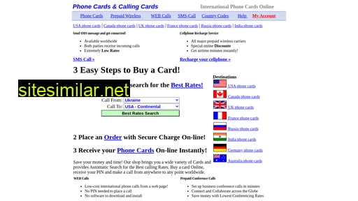 cards2phone.net alternative sites