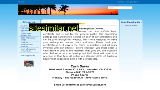 cashsaver.net alternative sites