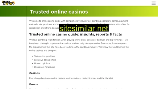 casinomucho.net alternative sites