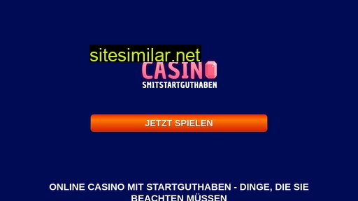 casinosmitstartguthaben.net alternative sites