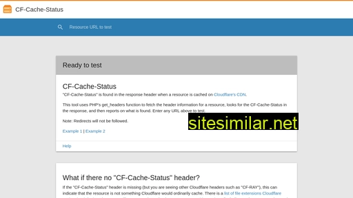 cf-cache-status.net alternative sites