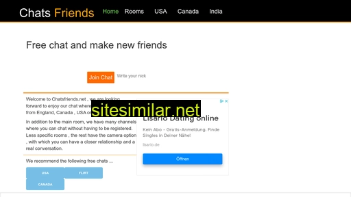 Chatsfriends similar sites