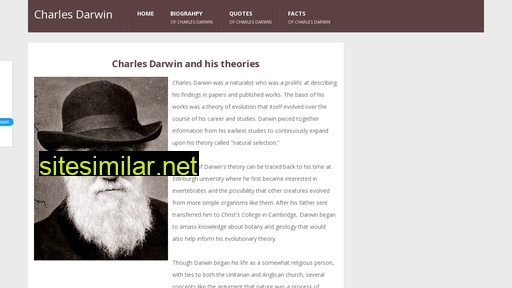 charlesdarwin.net alternative sites