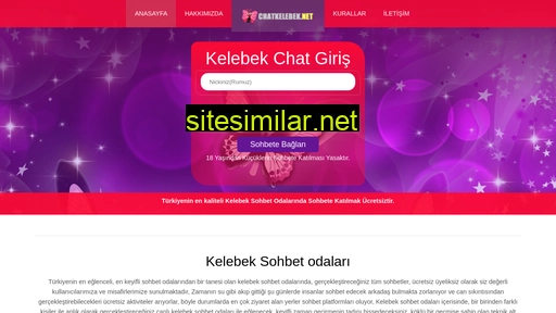 chatkelebek.net alternative sites
