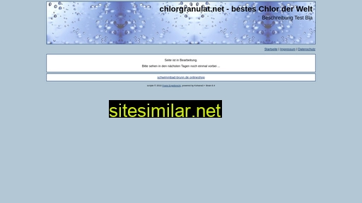 chlorgranulat.net alternative sites