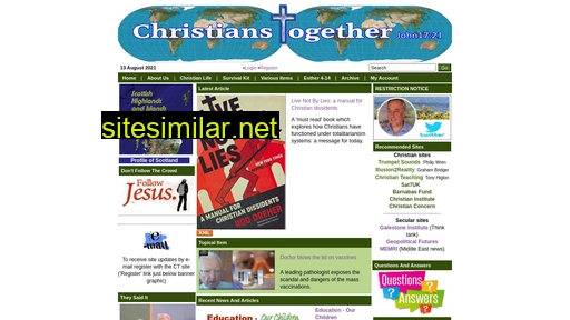 christianstogether.net alternative sites