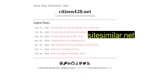 Citizen428 similar sites
