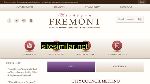 cityoffremont.net alternative sites