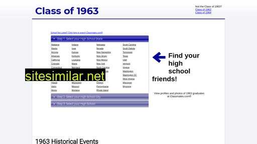 Classof1963 similar sites