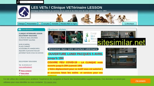 Clinique-veterinaire-lesson-laroche similar sites
