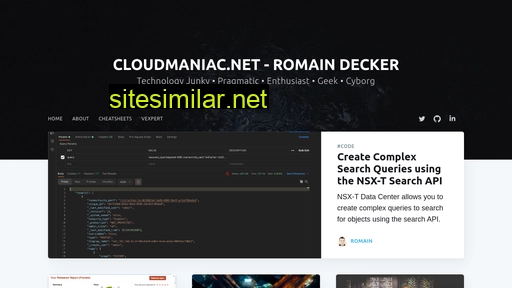 Cloudmaniac similar sites