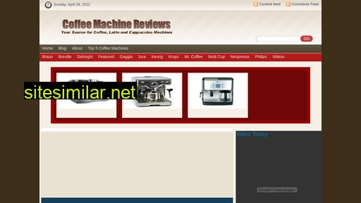 coffeemachinereviews.net alternative sites