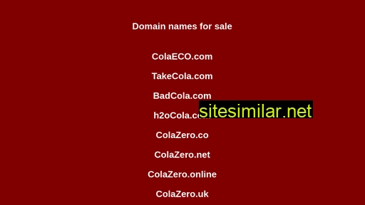 colazero.net alternative sites