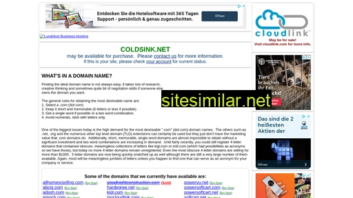 coldsink.net alternative sites