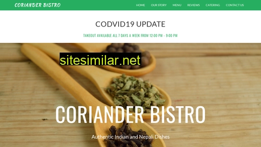 corianderbistro.net alternative sites
