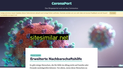 coronaport.net alternative sites