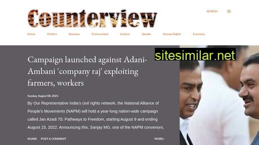 Counterview similar sites