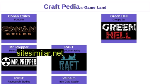 Craftpedia similar sites