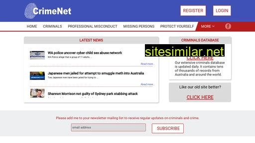 crimenet.net alternative sites