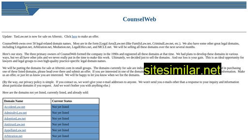 criminallaw.net alternative sites
