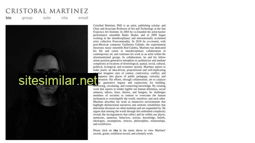 cristobalmartinez.net alternative sites