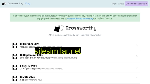 crossworthy.net alternative sites