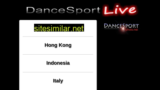 Dancesportlive similar sites