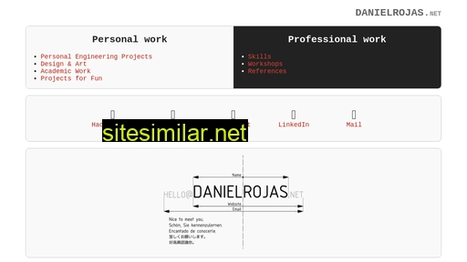 Danielrojas similar sites