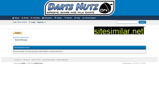 dartsnutz.net alternative sites