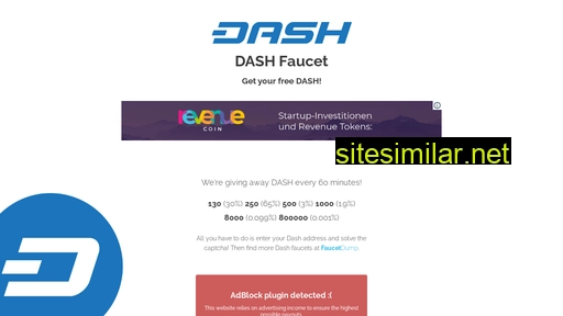 Dashfaucet similar sites
