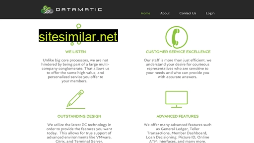 Datamatic similar sites
