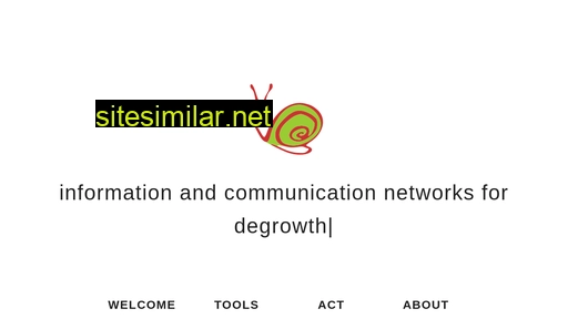 degrowth.net alternative sites