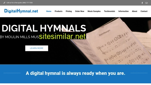 Digitalhymnal similar sites