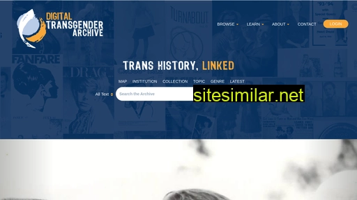 Digitaltransgenderarchive similar sites