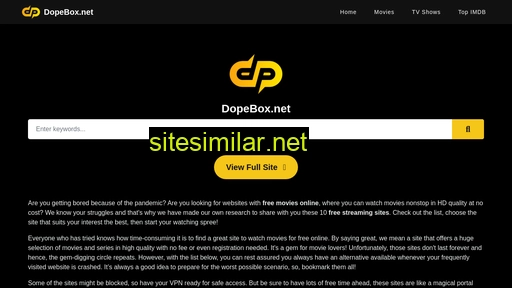 dopebox.net alternative sites