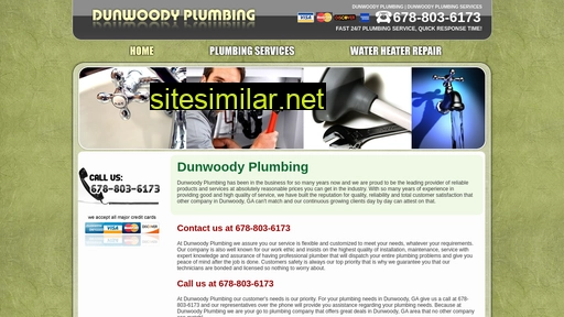 dunwoodyplumbing.net alternative sites