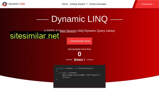 dynamic-linq.net alternative sites