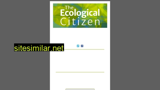 ecologicalcitizen.net alternative sites