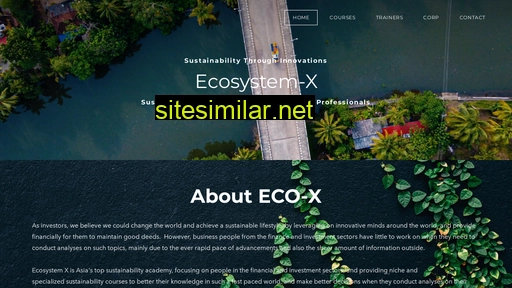 Ecosystemx similar sites